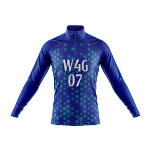 Maillot de Ciclismo Unisex Personalizado de Manga Larga, Transpirable, Absorbente de Humedad, de Secado Rápido, Cortavientos, Talla Grande, Sin Costuras, de Spandex/Poliéster - Product Image 1