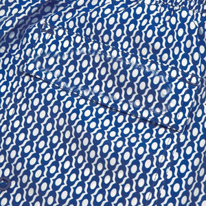 กางเกงขาสั้นกีฬาผู้ชายเอวกลาง ผ้าระบายอากาศ แห้งเร็ว กันน้ำ สวมใส่สบาย ผลิตจากโพลีเอสเตอร์/คอตตอน ลายเรียบ - Product Image 4