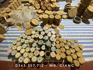 Assiettes rondes en rotin tissé à la main | Décor de table naturel | Exportation en vrac Vietnam - Product Image 5