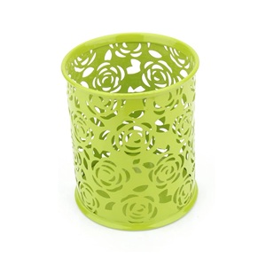 Porte-stylo en métal de vente chaude avec la couleur verte pour des organisateurs de bureau à la maison au prix bon marché pour la vente meilleure support de stylo de bureau en métal de qualité - Product Image 6