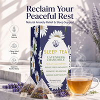 Tisane Personnalisée Camomille et Lavande – Thé en Vrac Frais pour le Sommeil et la Relaxation Anti-Stress