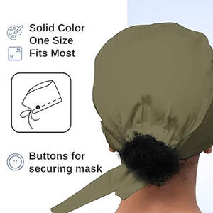 Chapeau d'allaitement léger avec chapeau d'allaitement lavable en tissu respirant pour une utilisation quotidienne en milieu médical - Product Image 5