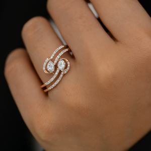 Anillo de Oro Sólido de 14K VDS con Diamante Natural de Corte Brillante, Certificado IGI, Minimalista, para Mujer, Bodas, Aniversarios, Compromisos - Product Image 5