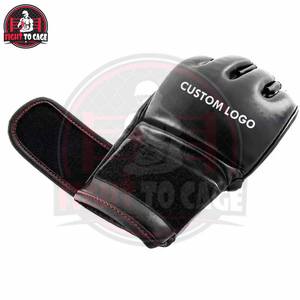 Guantes de MMA de Cuero/Microfibra de Primera Calidad, Cierre de Gancho y Bucle, Absorción de Humedad, Colores Personalizables para Entrenamiento de Boxeo y MMA - Product Image 2