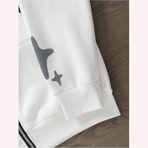 High Quality Cotton Zipper Hoodie Unisex Casual Streetwear - Product Image 3