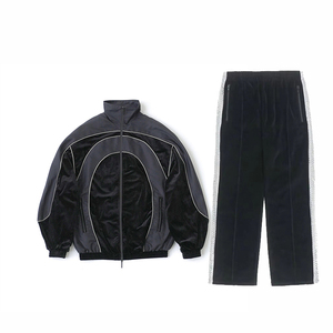 Custom Windbreaker Outfits Nylon Suit Sport Jacket Track Zip up <b>Wind</b> <b>Breaker</b> Street Wear Baggy Pants Sets Tracksuits for Men - Product Image 6