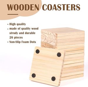 Wood <b>Table</b> <b>Coaster</b> Durable and Stylish Mats & Pads for <b>Table</b> Protection for Wedding - Product Image 6