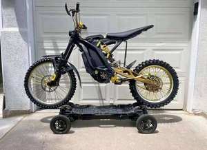 Motocicleta Eléctrica Tech Flagship Light Bee X E con Motor de 8000w en la Rueda Trasera, Batería de Litio Inteligente, Cuadro de Aleación de Aluminio y Gran Autonomía - Product Image 3