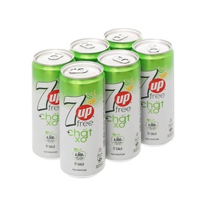 Superventas 7UP Free & Fiber 320ml/ 320ml X 24 latas/Bebida energética de bebidas al por mayor - Product Image 1