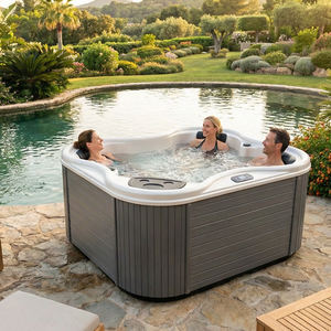 Piscines et spas chauffés modernes pour 3 personnes, design contemporain, en acrylique, avec bain à remous et massage, pour enfants et hôtels - Product Image 2