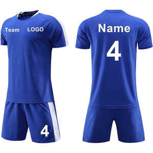 Vêtements de football pour enfants personnalisés uniformes d'entraînement d'équipe de jeunes ensemble d'entraînement de maillot sublimé pour garçons kits de football personnalisés - Product Image 5