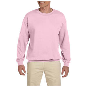 Sweat-shirt et sweat à capuche pour homme en tissu tricoté, manches longues, col rond, écologique, respirant, polyester/coton, impression de logo personnalisée - Product Image 2