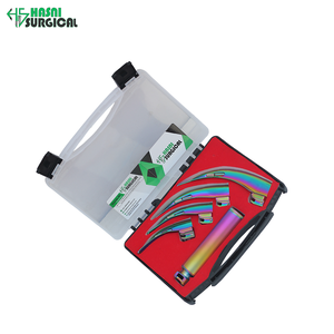 Juego de Laringoscopio Manual de Fibra Óptica de Acero Inoxidable de Alta Calidad, Multicolor, Más Vendido - Product Image 1