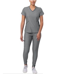 Uniformes de gommage médical pour femmes | Ensembles d'uniformes d'infirmière en coton Polyester de qualité supérieure Logo personnalisé - Product Image 5