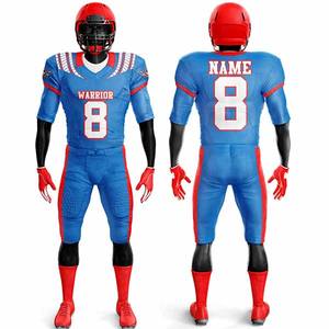 Uniformes Deportivos de Alta Calidad para Hombre, Conjuntos de Fútbol Americano y Fútbol, Ligeros, 100% Poliéster, Colores Personalizables, Servicio OEM - Product Image 4