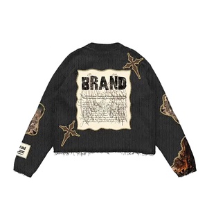 Ensemble survêtement streetwear vintage délavé 100 % coton, coupe oversize, effet vieilli, imprimé haute qualité, double taille, pour homme - Product Image 5