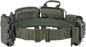 Heavy Duty Utility Belt with <b>Pouches</b> – Adjustable Nylon <b>Work</b> Belt Set for Outdoor & Training Use - Product Image 2