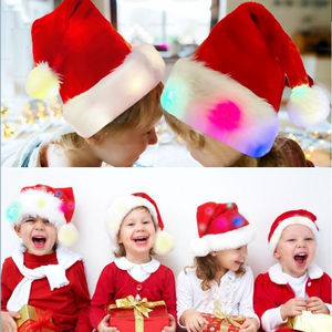 Gorros Navideños Rojos para Niños y Adultos, Gorros Navideños Casuales para Niños - Product Image 4