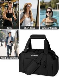 Petit sac de sport pour femmes et hommes, sac de voyage léger et compact avec plusieurs poches, sac de sport pour les voyages et l'entraînement. - Product Image 4
