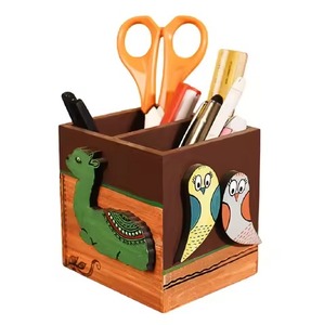Wooden Pen Stand Business Office Desk Decor Home Decor - Product Image 4