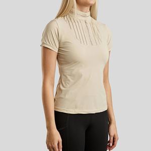 Chemise d'équitation de haute technologie Top de couche de base pour femmes en coupe extensible intelligente Fabrication en vrac de vêtements équestres personnalisés - Product Image 6