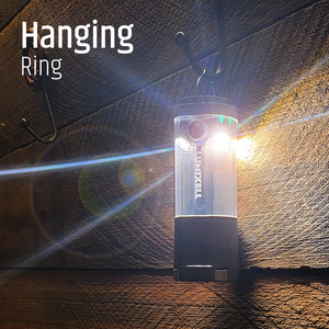 ไฟฉายแคมป์ปิ้ง LED กำลังสูง 450lm ชาร์จผ่าน USB-C กันน้ำ IPX5 4 โหมด ฐานแม่เหล็ก ใช้เป็นพาวเวอร์แบงค์ฉุกเฉิน 6000-6500K 4000mAh ใช้งานได้นาน 210 ชั่วโมง - Product Image 6