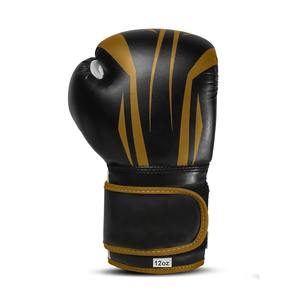 Guantes de Boxeo de Piel Personalizados con Logotipo al por Mayor, Guantes de Entrenamiento de Kick Boxing Profesionales Antideslizantes con Cordones - Product Image 1