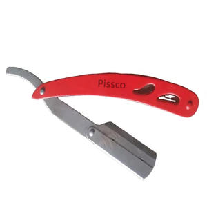 Navajas de Afeitar de Borde Recto para Barbería, Soporte para Navaja de Afeitar, Hoja Plegable de Acero Inoxidable, Navaja para Cabello Fabricada por Pissco Pakistán - Product Image 2