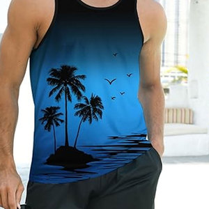 Sublimación de alta calidad Super-Soft Stretch Fitness Class Quality Singlet Stringer Gym Workout Tank Top - Product Image 5