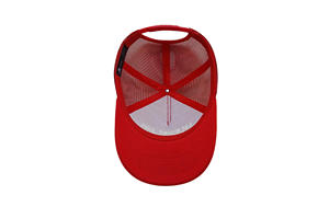 Gorra clásica personalizada con logotipo bordado, gorra de camionero de malla roja, moda elegante y cómoda para adultos, hecha en Injae Vina Factory - Product Image 4