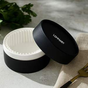 Cajas Redondas de Papel para Hornear Pasteles, Envases de Papel Biodegradables Personalizados de Grado Alimenticio para Tartas de Queso, Impresión y Estampado para Uso Alimentario - Product Image 1