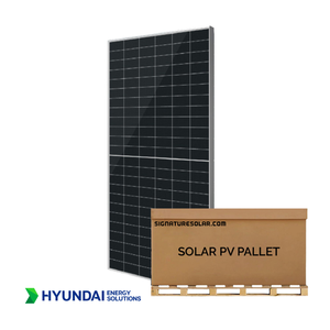 Palette de panneaux solaires bifaciaux Hyundai 595W |   36 Panneaux - Product Image 1