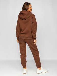 Estilo de tendencia personalizado barato mujer 2 uds trajes casuales de manga larga correr Jogging chándal conjunto para mujer - Product Image 3