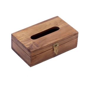 Caja de Madera para Pañuelos de Primera Calidad, Juego de 2 Piezas, Portapañuelos Artesanal a un Precio Accesible - Product Image 5