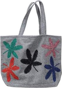 Sac fourre-tout en toile de coton biologique avec broderie personnalisée pour le bricolage, la publicité, cadeau Sacs fourre-tout 100% coton pour femmes OEM fabriqués au Vietnam - Product Image 3