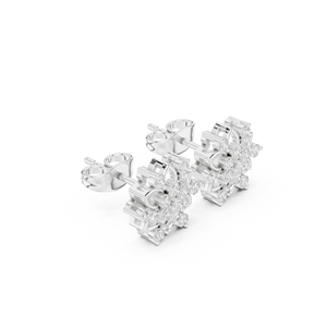 Mayorista De Joyas De Plata Mujeres Cute Bear Ear Stud Pendientes Con 925 Sterling Silver Stud Earrings Cubic Zircon - Product Image 3