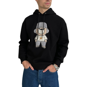 Fabrication 100% Top haute qualité pas cher prix hommes Chenille broderie à capuche nouveau élégant hommes Chenille broderie à capuche - Product Image 1