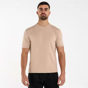 Top vente 100% coton T-Shirt qualité supérieure nouveau Style grande taille poids lourd Boxy Fit sérigraphie Logo Jersey tissu - Product Image 4