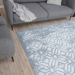 Alfombra de Pasillo Minimalista Lavable Color Azul Carina de Netline, Alfombra Rectangular Abstracta Hecha a Máquina para el Hogar - Product Image 6