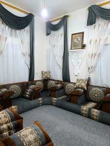 Diseño interior árabe Majlis, diseño clásico moderno, elegante conjunto de sala de estar, asientos de esquina de lujo, diseño que ahorra espacio - Product Image 2