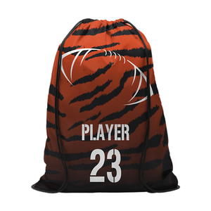 Wholesale Unisex Custom Logo Gym Sport <b>Bag</b> Fashionable <b>Waterproof</b> Nylon Outdoor <b>Drawstring</b> Backpack Zipper Anti-Theft Feature - Product Image 1