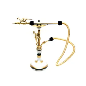 2022 New Style Unique Design Hot Sale Premium Quality Wholesale Smoking Luxury Brass Egyptian Hookah Shisha