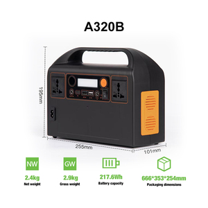 สถานีพลังงานแบบพกพา LiFePO4 217.6Wh 300วัตต์พร้อมอินพุตพลังงานแสงอาทิตย์สำหรับงานกลางแจ้งอุปกรณ์ตั้งแคมป์และการสำรองข้อมูลฉุกเฉิน - Product Image 6