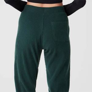 Pantalones Jogger acanalados de alta calidad para Mujer | Joggers elásticos y transpirables con cintura con cordón y detalles acanalados - Product Image 5