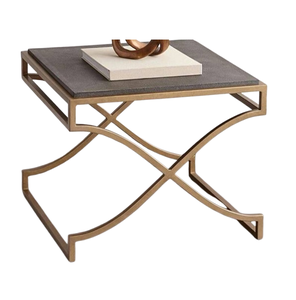 Mesa de centro de aluminio moderna hecha a mano, soporte de latón duradero, mejora la sala de estar, apartamento, hogar, oficina, Hotel, restaurante, decoración - Product Image 4