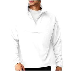 Top Trending 2025 Logo personalizado Sudadera de nailon para hombre Estilo de invierno transpirable Cuello redondo sólido al por mayor - Product Image 5