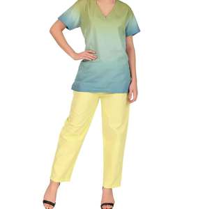 Wholesale stylish hospital <b>scrubs</b> uniform custom <b>nurse</b> <b>scrub</b> suit Custom color surgical gown Comfortable medical <b>scrubs</b> - Product Image 6