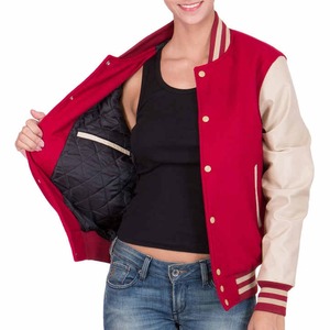 <b>Lightweight</b> <b>Women</b> Varsity <b>Jackets</b> Latest Wholesale High Quality Custom Made Casual Outerwear <b>Waterproof</b> Reversible Winter 100% - Product Image 3