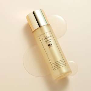 Tonique visage quotidien végétalien Koreana 24K Gold avec AHA, acide kojique, mandélique et acide hyaluronique, approvisionnement OEM, 150 ml - Product Image 1