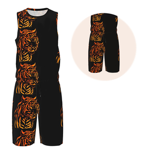 Nouveaux ensembles d'uniformes de basketball réversibles en polyester BSCI pour jeunes, haute performance, imprimés, pour le sport - Product Image 4